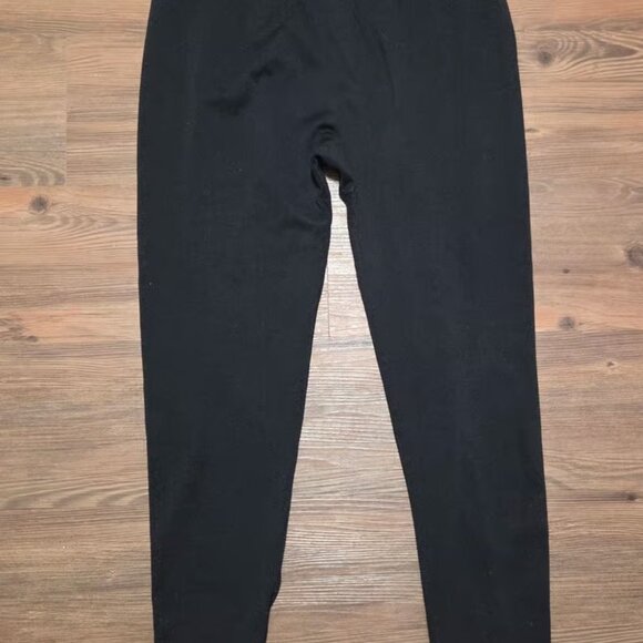 Black fleece leggings - Picture 2 of 3